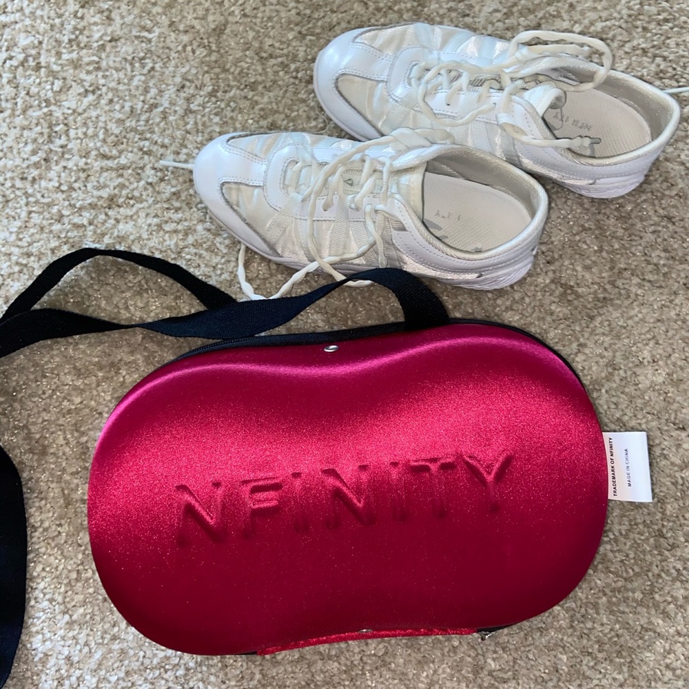 NFINITY evolution cheer shoes and BAG
